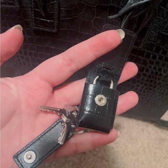 YSL SAC DE JOUR NANO IN EMBOSSED CROCODILE SHINY LEATHER - Picture 10 of 10